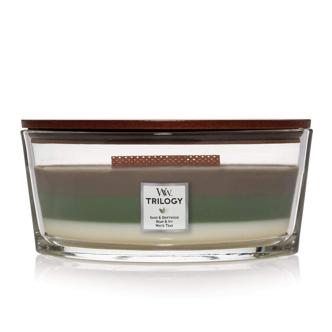 Verdant Earth Trilogy Ellipse WoodWick Candle
