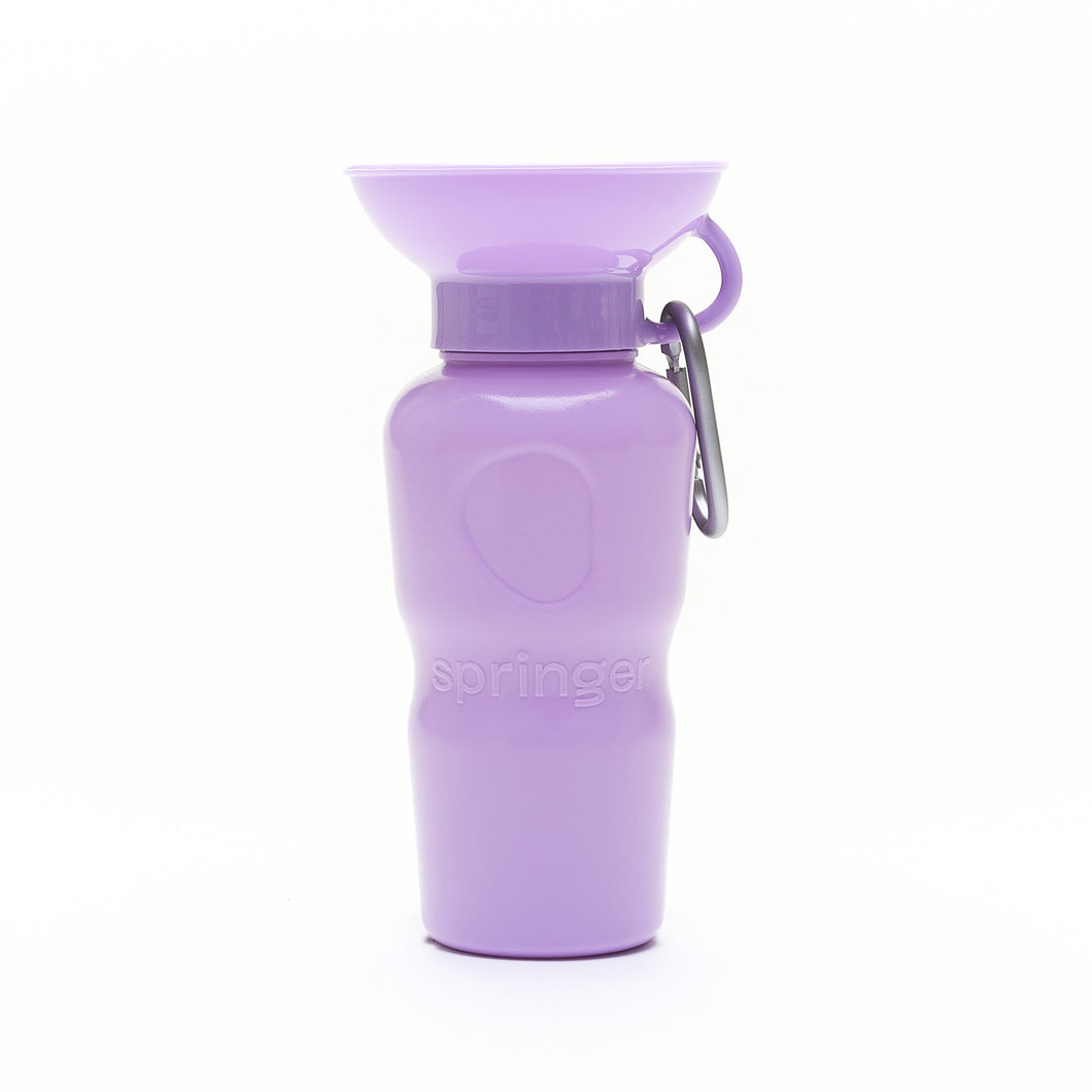 Portable Pet Classic Travel Bottle for Walking Hiking and Traveling - Lilac