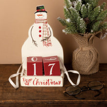 Load image into Gallery viewer, Snowman Countdown Block
