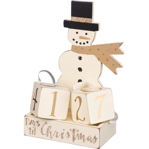 Snowman Countdown Block