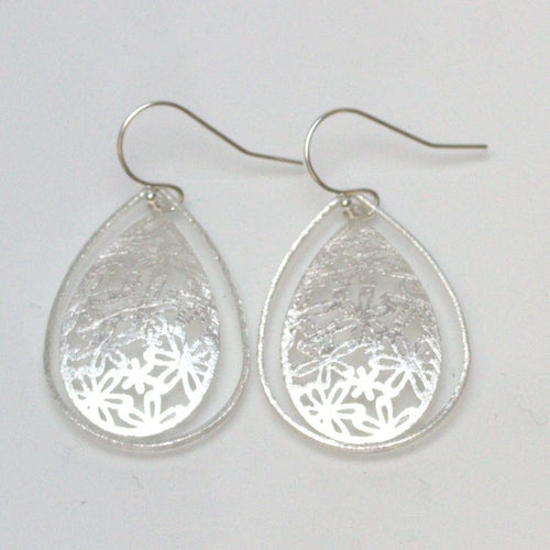 Teardrop with Hoop Earrings