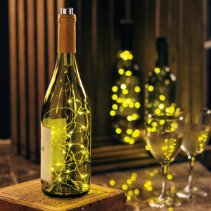 Wine Bottle Lights - White Lights