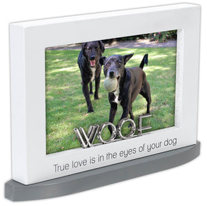 Woof Modern Statement Pet Photo Frame