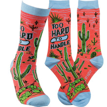 Load image into Gallery viewer, Socks - Cactus Too Hard To Handle
