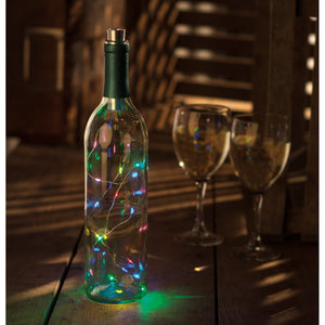 Wine Bottle Lights - Multicolored Twinkle Lights