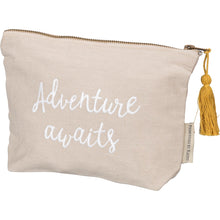 Load image into Gallery viewer, Adventure Awaits- Zipper Pouch
