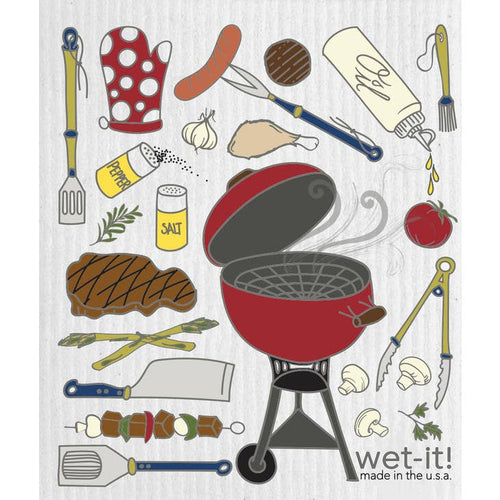 BBQ Time - Swedish Dish Cloth
