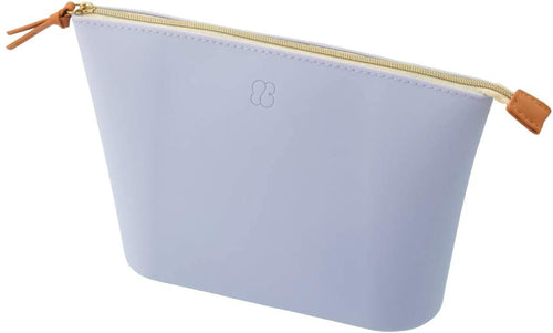 Lihit Lab Bloomin Soft Silicone Zippered Pouch Large - Lavender