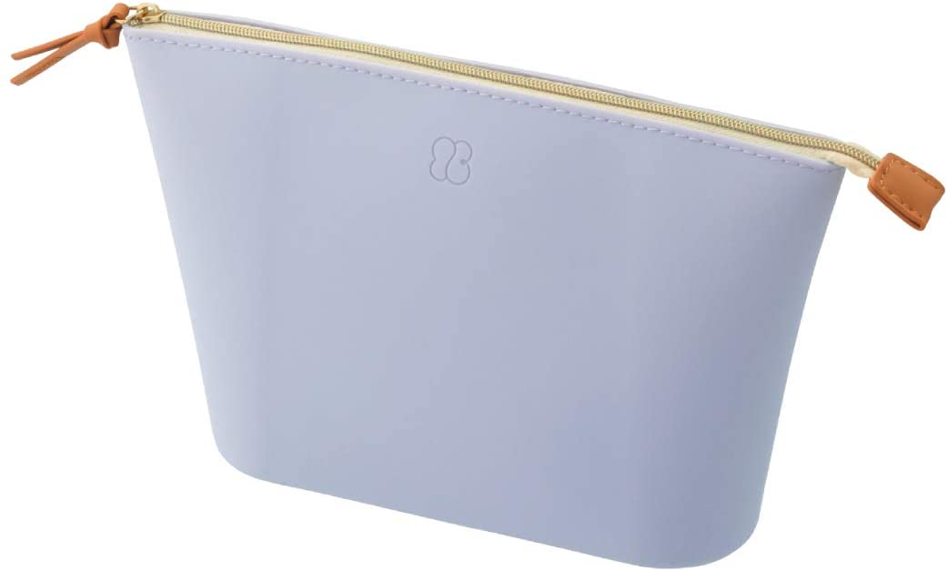 Lihit Lab Bloomin Soft Silicone Zippered Pouch Large - Lavender