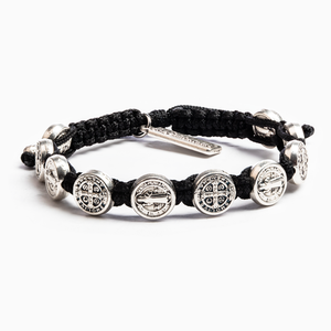 Benedictine Blessing Bracelet - Silver Medals