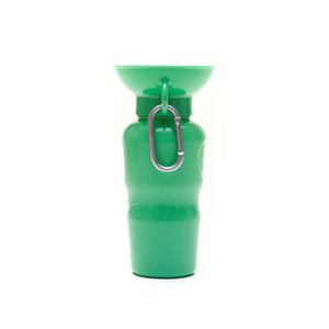 Portable Pet Classic Travel Bottle for Walking Hiking and Traveling - Green