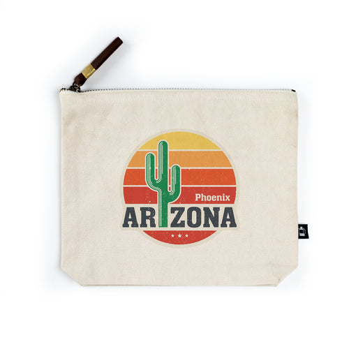 Canvas Bag Phoenix, Arizona, Sun and Cactus