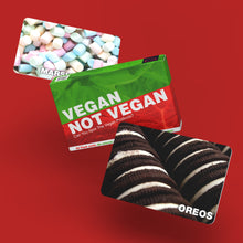 Load image into Gallery viewer, Vegan Not Vegan Card Gard
