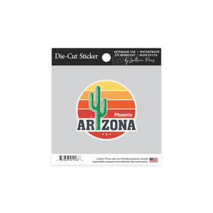 Vinyl Die-cut Stickers Indoor/Outdoor - Arizona Themed 4 Pack