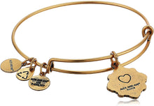 Load image into Gallery viewer, Because I Love You Goddaughter Charm Bangle Gold
