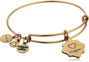 Because I Love You Goddaughter Charm Bangle Gold