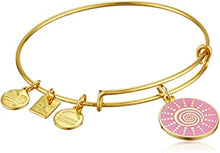 Load image into Gallery viewer, Alex and Ani Spiral Sun Charm Bangle
