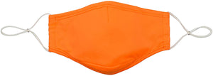 Neon Orange Fashion Face Covering with 4 Filters