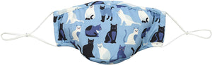 Multi Kitties Fashion Face Covering with 4 Filters