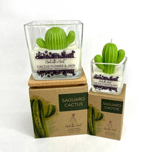 Load image into Gallery viewer, Cactus Flower &amp; Jade Soy Wax Candle - Saguaro 10oz
