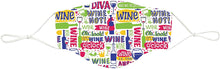 Load image into Gallery viewer, Wine Lover Face Covering with 4 Filters
