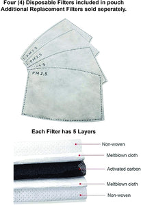 Multi Kitties Fashion Face Covering with 4 Filters
