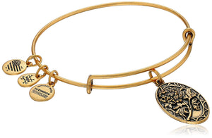 Alex and Ani Because I Love You Mom II Bangle Gold