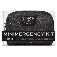 Load image into Gallery viewer, Glitter Minimergency Kit Black Multi Glitter
