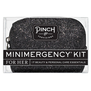 Glitter Minimergency Kit Black Multi Glitter