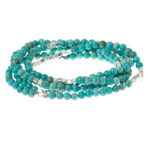 Stone Wrap - Turquoise/Silver - Stone of the Sky