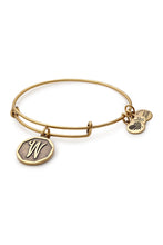 Load image into Gallery viewer, Alex and Ani Initial W Bangle Gold
