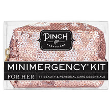Load image into Gallery viewer, Rose Gold Sequin Minimergency Kit
