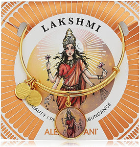 Lakshmi Saints and Sages Shiny Gold Bangle Bracelet
