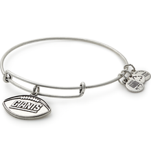 Load image into Gallery viewer, Alex and Ani New York Giants Football Charm Bangle
