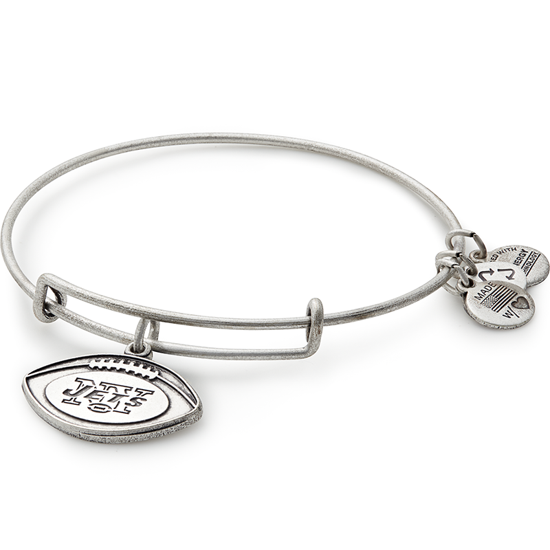 Alex and Ani New York Jets Football Charm Bangle