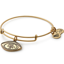 Load image into Gallery viewer, Alex and Ani San Francisco 49ers Football Charm Bangle
