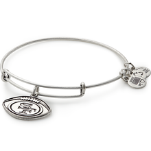 Load image into Gallery viewer, Alex and Ani San Francisco 49ers Football Charm Bangle
