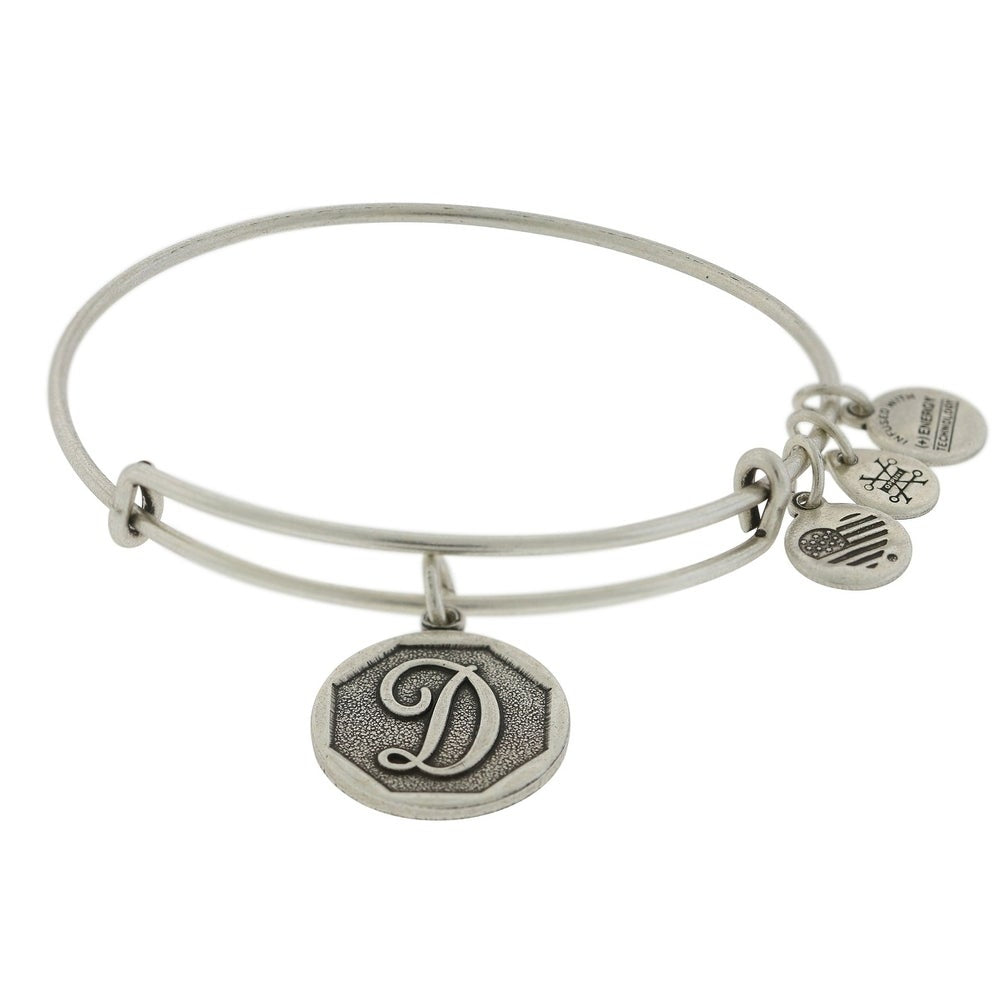 Alex and Ani Initial D Bangle Silver