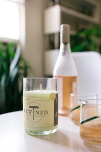 Rewined - Rosé Glass Candle