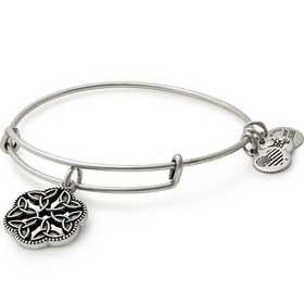 Alex and Ani Endless Knot Charm Bangle