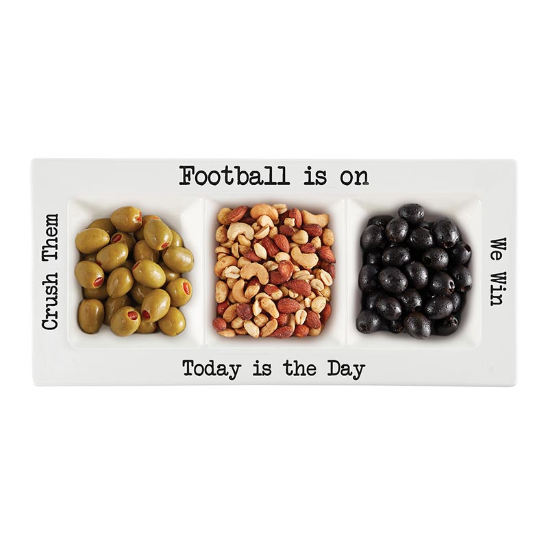 Condiment Platter - Football