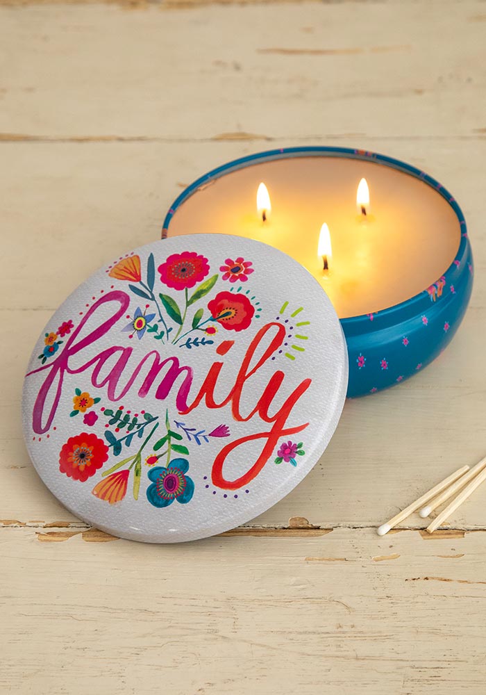 Large Candle Tin - Family