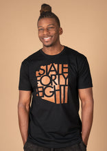 Load image into Gallery viewer, Mens Crew Neck Classic - Black &amp; Copper
