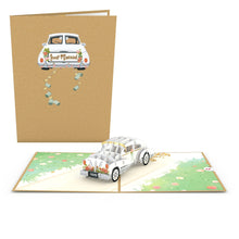 Load image into Gallery viewer, Wedding Car Lovepop Card

