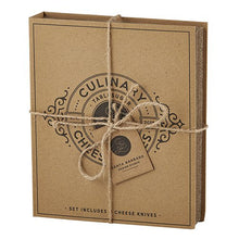 Load image into Gallery viewer, Cardboard Book Set- Cheese Knives Set

