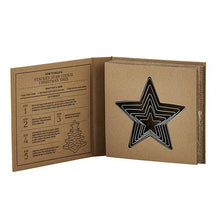 Load image into Gallery viewer, Cardboard Book Set- Star Cookie Cutter Set

