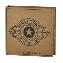 Load image into Gallery viewer, Cardboard Book Set- Star Cookie Cutter Set
