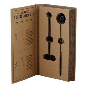Cardboard Book Set - Candle Snuffer Set
