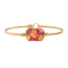 Load image into Gallery viewer, Fall Leaves Bangle Bracelet
