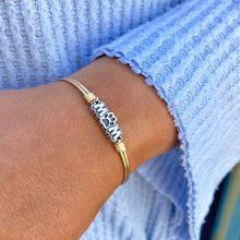 Load image into Gallery viewer, Luca+ Danni Fur Mom Bangle Bracelet - Petite/Brass Tone
